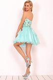 2024 Homecoming Dresses A-Line Boat Neck Short/Mini Beaded P29MRREZ