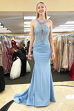 2024 Prom Dresses Mermaid Satin With Appliques PQQHNJYQ