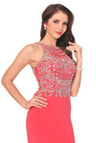 2024 Spandex Scoop With Beading Prom Dresses P5KBHHL8