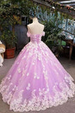 2024 New Arrival Floral Wedding Dresses A-Line Floor Length Lace Up Off The Shoulder With Beads P2N8GANN