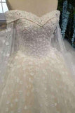 2024 New Arrival Bling Bling Wedding Dresses Lace Up Off The Shoulder P89MKX98