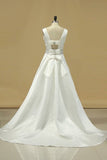 2024 Scoop Neckline Princess Open Back Wedding Dress PCZD5TAM