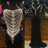 Mermaid Black Long Charming Evening Dress Formal Women Dress Prom Dresses