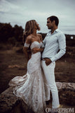 Gorgeous Sweetheart Low Back Lace Wedding Dresses Long Bridal Dress N1403