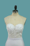 2024 Mermaid Sweetheart Wedding Dresses Spandex & Lace PTNEZEPJ