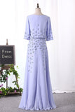 2024 Scoop Mother Of The Bride Dresses Mid-Length Sleeves A PPB1GJRN