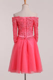 2024 Tulle Homecoming Dresses Mid-Length PLQ9RPFM