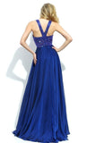 2024 Scoop Prom Dresses Chiffon With Beading A Line PQBB7282