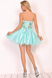 2024 Homecoming Dresses A-Line Boat Neck Short/Mini Beaded P29MRREZ