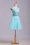 2024 Homecoming Dresses A Line Scoop Short/Mini PCCLBGM1