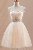 2024 Homecoming Dresses A Line Sweetheart Tulle With PD62DNG2