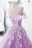 Off The Shoulder Gorgeous Long Prom Dress Charming Formal Dress With STKPKXA1PHA