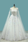 2024 Hot Selling Wedding Dresses Lace Up With Appliques And Sequins And Bow Knot Off PPPA8J7S