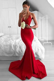 2024 Prom Dresses Mermaid Spaghetti Straps Sain P5DQGFCL