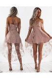 2024 Homecoming Dresses A Line Spaghetti Straps PGKCCGCS