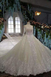 2024 New Arrival Tulle Off The Shoulder Wedding Dresses Lace Up With Appliques PK5L5SGQ