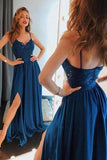 2024 Slit A-Line Prom Dresses Party PPPLH8G1