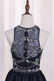 2024 New Arrival Scoop Beaded Bodice Homecoming Dresses A PF7YTF8L