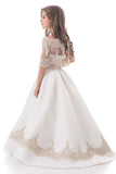 2024 New Arrival Sweetheart Flower Girl Dresses A Line Satin P7269NCN