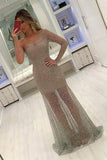 2024 One Sleeve Lace Mermaid One Shoulder Prom Dresses PP7K25Q5