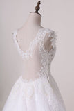 2024 Hot Wedding Dresses Off The Shoulder Ball Gown Tulle PBPSS2HA