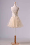 2024 Lovely Homecoming Dresses A Line Sweetheart Short Mini Color PCLYZJM9