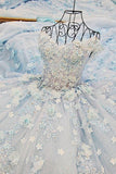 2024 Shiny Wedding Dresses Off The Shoulder A-Line With Handmade PMRTGAR8