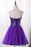 2024 Lovely A Line Sweetheart Homecoming Dresses With P7D65ANE