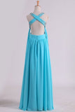 2024 Prom Dresses A-Line Cross Back Chiffon PYL6MN5L