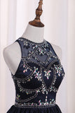 2024 New Arrival Scoop Beaded Bodice Homecoming Dresses A PF7YTF8L