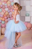 2024 Sweetheart A Line Flower Girl Dresses Tulle PQN9N357