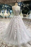 2024 New Arrival Prom Dresses Beaded Bodice A-Line Tulle PFJ16NS9