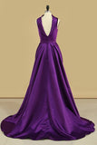 2024 Velvet High Neck Open Back Evening Dresses Mermaid PKXYSK27