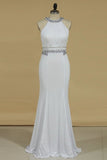 2024 Sheath Scoop Spandex Prom Dresses PSM2KHKC