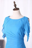 2024 New Arrival Mother Of The Bride Dresses Scoop Short Sleeves P49N976B