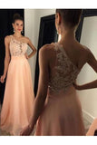 2024 Prom Dresses A Line One Shoulder With Applique P9YJYTN2