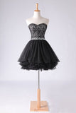 2024 Sweetheart A Line Short/Mini Homecoming Dress With PZD5Q659