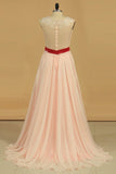 2024 Prom Dresses A Line Chiffon With Applique PRX29S4N