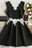 2024 New Arrival Homecoming Dresses A Line Satin P2CJZGML