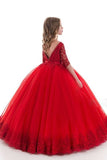 2024 New Arrival Scoop Ball Gown Flower Girl Dresses PBT95Y1Z