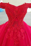 2024 Off The Shoulder Wedding Dresses / Prom Dresses A Line With PPRLKJRN