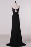 2024 Prom Dresses Sheath Spaghetti PQLR18ES