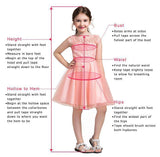 A-Line Tulle Beads Appliques Scoop Blush Pink Button Cap Sleeve Flower Girl Dresses