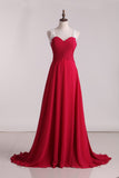 2024 Straps A Line Prom Dresses Floor Length With Applique Chiffon