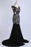 2024 Prom Dresses Mermaid Open Back Sweep/Brush Train P6B8NNK1