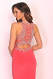 2024 Spandex Scoop With Beading Prom Dresses P5KBHHL8