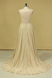 2024 Plus Size Elegant Wedding Dresses A-Line V-Neck Chiffon Court Train Full PT5YKKK2