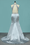 2024 Prom Dresses Mermaid Scoop Open Back Beaded PQKG3MQQ