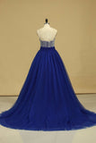 2024 Tulle Sweetheart Beaded Bodice Ball Gown PZ75QYB9