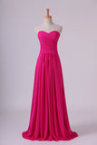 2024 Sweetheart Bridesmaid Dresses A-Line Floor Length PGYQXPKJ